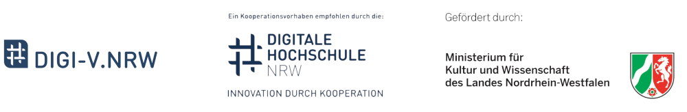 Digi-V, DH-NRW und MKW Logo